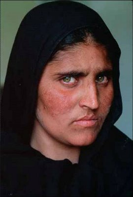 Afghan Girl, years down the road.